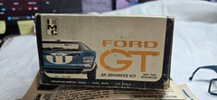 VINTAGE 60’S IMC MODELS FORD GT 1/25 SCALE PARTIAL BUILT MODLE KIT SEE PICTURES