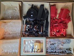 1960 Renewal NO. 802 The Visible V8 Engine ASSEMBLY Kit -IN ORIGINAL BOX -AS IS