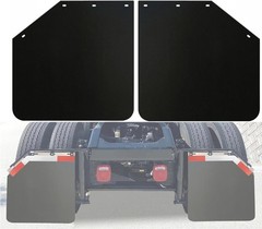 24″ x 24″ Angled Mud Flaps for Semi Trucks 1/5″ Thick Mudflaps Semi Truck for Ba