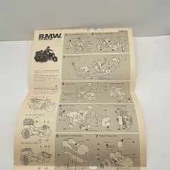 Tamiya 1:35 BMW R75 Motorcycle & Sidecar Plastic Model Kit w/ Figures Decals