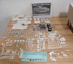 AMT 1969 Ford Torino Cobra Fastback Model Kit 1:25! Build it one of two ways!!