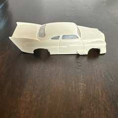 Jimmy Flintstone 49 Mercury Super Pro Mod – Resin HO Slot Car Body