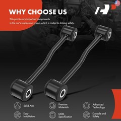 A-Premium Set of 4, Front & Rear Sway Bar Links Kit Stabilizer Bar Links