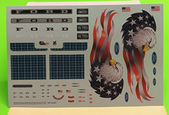 Eagle American Flag 1971 Ford F250 Pickup 1/25 Decal Sheet Plaid Interior Emblem