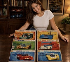 Otaki Can-Am Series rare collection of six 1:28 from 1970’s