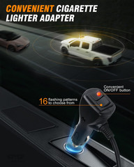 56 LED Roof Top Strobe Beacon Lights Bar Rooftop Hazard Warning Emergency Safety