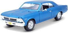 Multicolor 1:24 Chevy Chevelle SS 396 Model Car – Die-Cast with Opening Doors