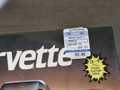 Vintage 1/25 AMT ERTL 1962 CORVETTE 3 in 1 CUSTOMIZING KIT FACTORY SEALED 1986