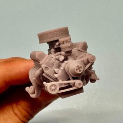 Ford 358 ci NASCAR Engine 1/25