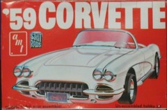 AMT plastic model kit ’60 CORVETTE Street Rods 1:25 Scale 1374/12