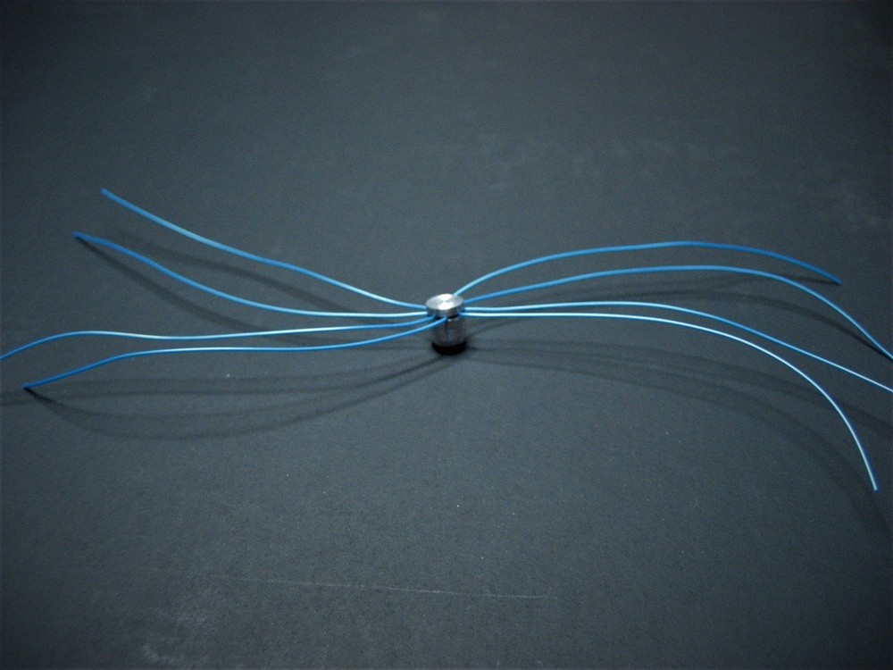 Scale Repro’s Plus 7008 1/24,1/25 Aluminum Mallory Style Magneto (Blue Wire)