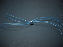 Scale Repro’s Plus 7008 1/24,1/25 Aluminum Mallory Style Magneto (Blue Wire)