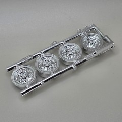 MPC 1/25 1967 Corvette Stingray Streaker Parts Kitbash Chrome Drag Wheels