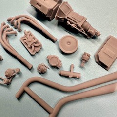 Ford 358 ci NASCAR Engine 1/25