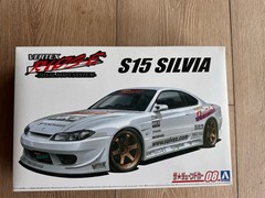 Aoshima Vertex Ridge Nissan S15 Silvia 1:24 Model Kit NEW OPEN BOX