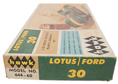 Hawk 644 Lotus Ford 30 Racer 1966 Issue Kit 1/32 Model Open Box Complete