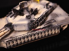 1/144 US M1A2 Abrams Tank Hand Finished Modern Warfare Diorama Battlefield 6