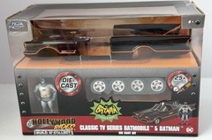 Jada Hollywood Rides Diecast Build N Collect Classic Batmobile & Batman NEW