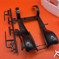 1932 Ford Sedan MPC Body Fenders Hood Pipes Manifolds Model Parts 1:25 New 5