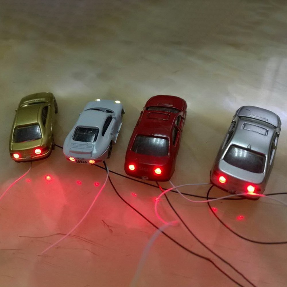 Model Car Sandtable Car 20mA Color Model Car 12V 1:150 Colors Random LEDs