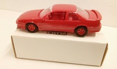 1991 CHEVY BERETTA GTZ BRIGHT RED PROMO ERTL CAR AMT NIB 6038 GENERAL MOTORS GM