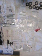 VINTAGE AMT 57 FORD 3 N 1 57 FORD FAIRLANE JUNKYARD MODEL KIT PARTS LOT #809