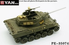 Yan Model PE35074 1/35 M18 Hellcat Detail Up Set w/Barrel for Tamiya 35376