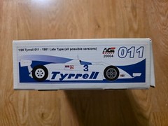 1/20 ACE Models Tyrrell 011 1981 Late Type Kit #20004 Kit #1