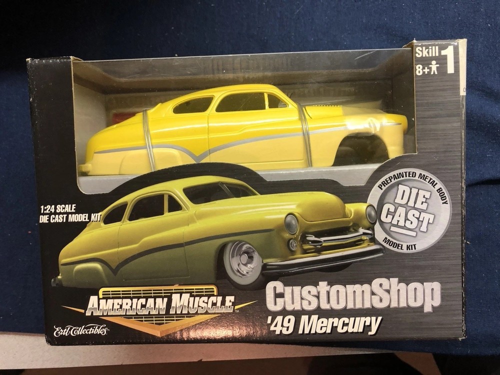 ERTL American Muscle Custom Shop ‘49 Mercury Die Cast Kit #30279 Opened Complete