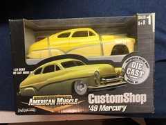 ERTL American Muscle Custom Shop ‘49 Mercury Die Cast Kit #30279 Opened Complete