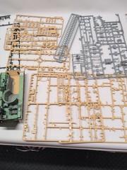 Lot(2) M2 Bradley Tank Kits (Started/Read) Academy Kit 13237 & Tamiya 35132