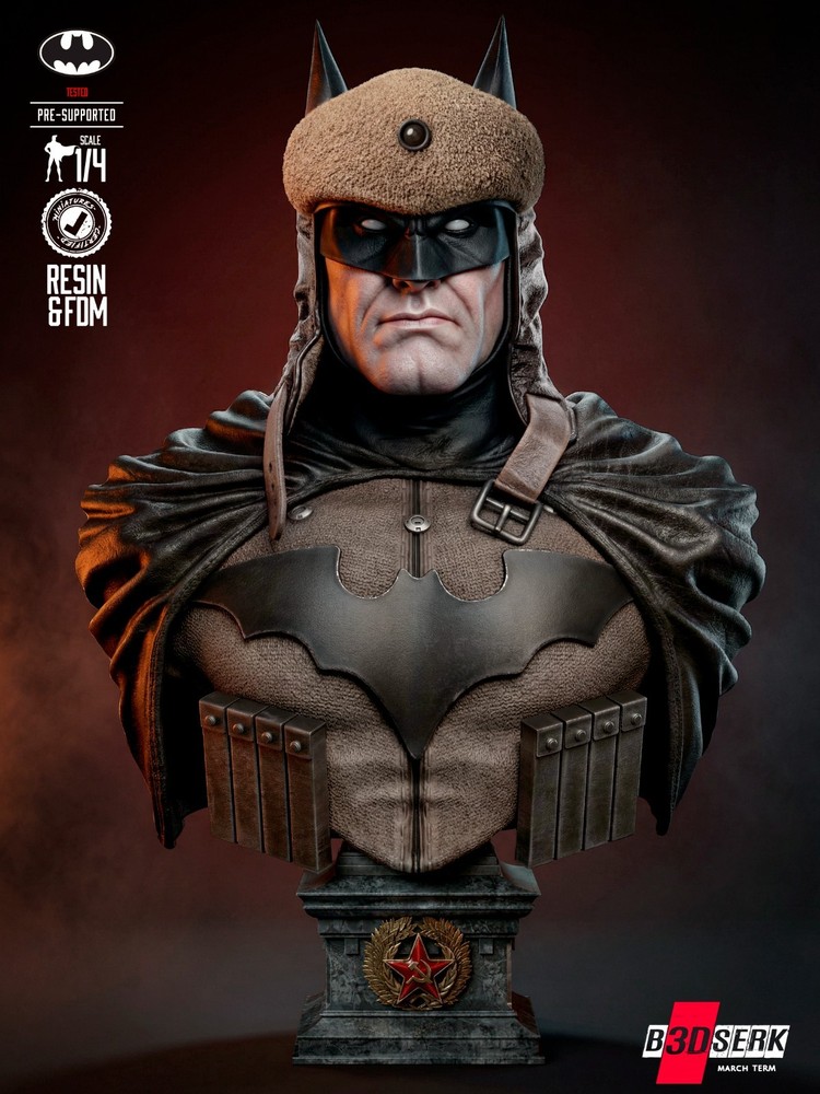 Batman Red Son Bust model kit unassembled unpainted see Description