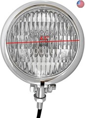 FATECIM 4.5″ Motorcycle H4 Bulb Headlight 4 1/2 inch Motorbike Head Light Lamp