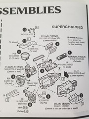 SUPERCHARGER / BLOWER for Y-Block Engine from 1963 Ford F100 AMT 1:25 Model Kit