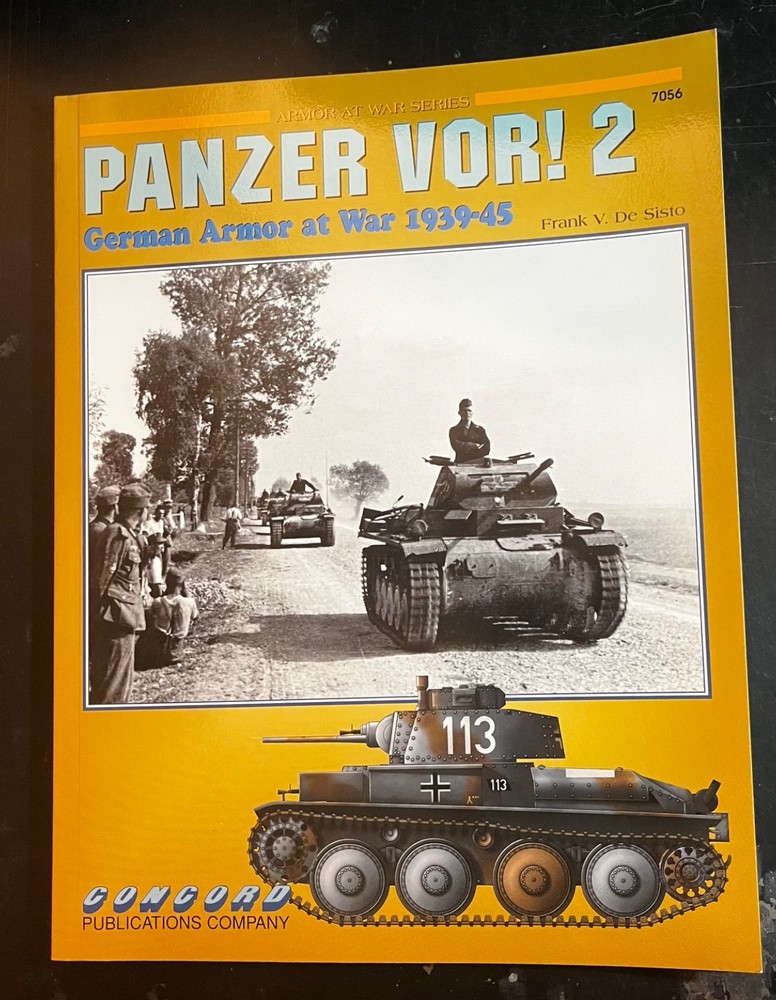 PANZER VOR 1935-45 #2 GERMAN ARMOR OF WAR 1939-1945 Concord Pictorial 7056