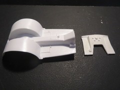 48′ Anglia Tubbed Floorpan & Firewall 1/25 Resin From Fremont Racing Specialties