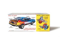 AMT 1/25 Scale Model ’77 Ford Mustang II Hell Driver Car Build 1 of 3 Ways 1475
