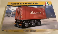 1/24 Italeri Technocar 20 Foot Trailer Kit