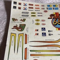 1/25 AMT ’68 Shelby GT-500 Decals & Instructions-See Photos