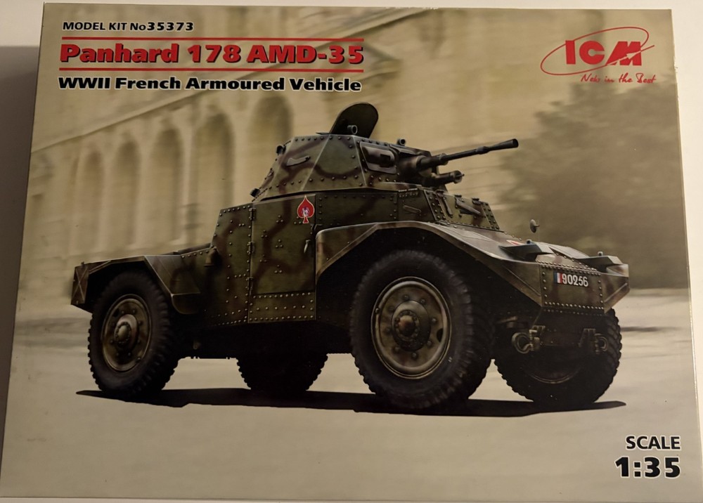 ICM 35373 Panhard 178 AMD-35 WWII French Armoured Vehcle 1:35