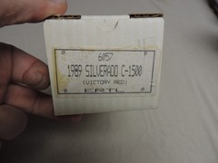 1989 Chevrolet Silverado C1500 pickup 1/25 ERTL dealer promo Red RZ model truck