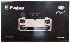 Pocher Pagani Utopia Coupe – Bianco Perla 1/8 Die-Cast Model Kit HK123