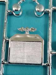 Revell AMT Ertl Monogram MPC 1/24 Model Part Pie Wagon Hot Rod Chrome Headlights