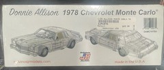 Salvinos Jr Models Donnie Allison 1978 Monte Carlo Final Victory Model Kit
