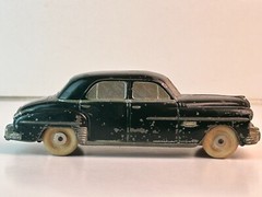 National Products Pot Metal 1949 Dodge Promo Car with Base Plate