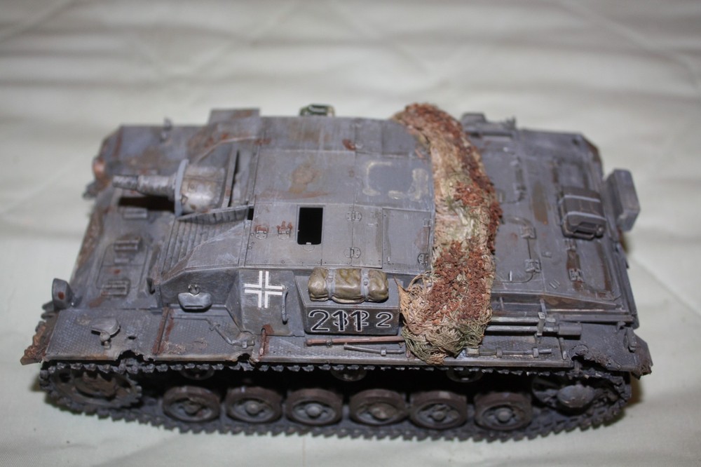 Tamiya 1/35 German Sturmgeschütz III Ausf.B StuG Built & painted. Sold as is.