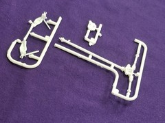 2021 Dodge Charger HELLCAT REAR AXLE / SUSPENSION from 1:25 AMT Model Kit