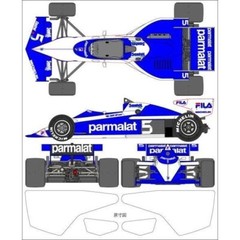PLATZ 1/20 Brabham BT52 decals from japan