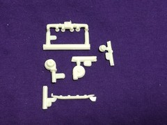 Diamond REO Truck Tractor TURBO & EXHAUST MANIFOLD for 1:25 AMT Model Kit
