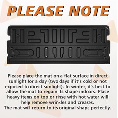Truck Mat Compatible with 2021-2026 Ford F150 Accessories, Tailgate Mat Custom F